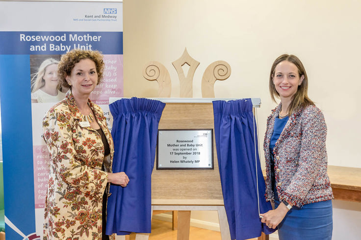 Helen Whatley and Helen Greatorex opening MBU