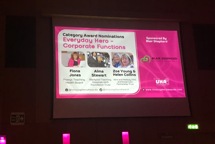 Supporting image: Helen Collins and Zoe Young narrowly missed out on Unsung Hero award, but we're still #KMPTProud!