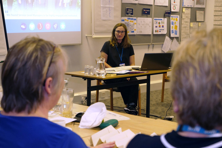 Supporting image: Working together as part of the Older people’s mental health Rapid Process Improvement Workshop (RPIW)