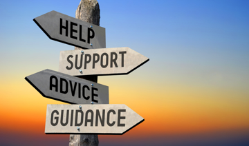 Support and signposting - Section Illustration