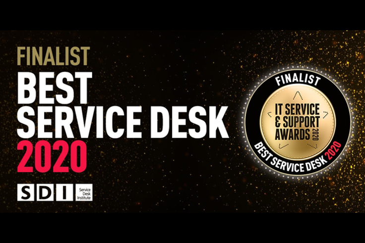 Supporting image: IT team shortlisted for Best Service Desk Award 2020