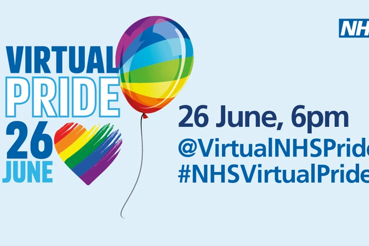 Supporting image: NHS Virtual Pride – join the rainbow party!