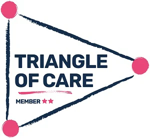 Triangle of care - member 2 star logo