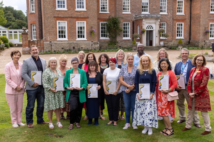 Supporting image: Staff and volunteers with over 850 combined years’ KMPT service recognised at new long service awards ceremony