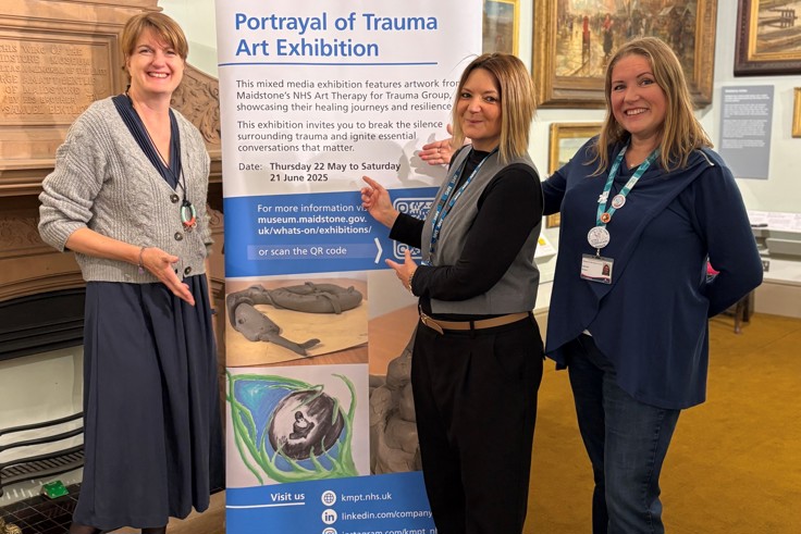 Supporting image: Local people demonstrate resilience and courage at an art exhibition in Maidstone 