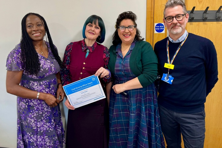 Supporting image: KMPT Health care practitioner Sarah Harper wins Health Care Support Worker award!