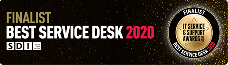 Finalist Best Serice Desk 2020